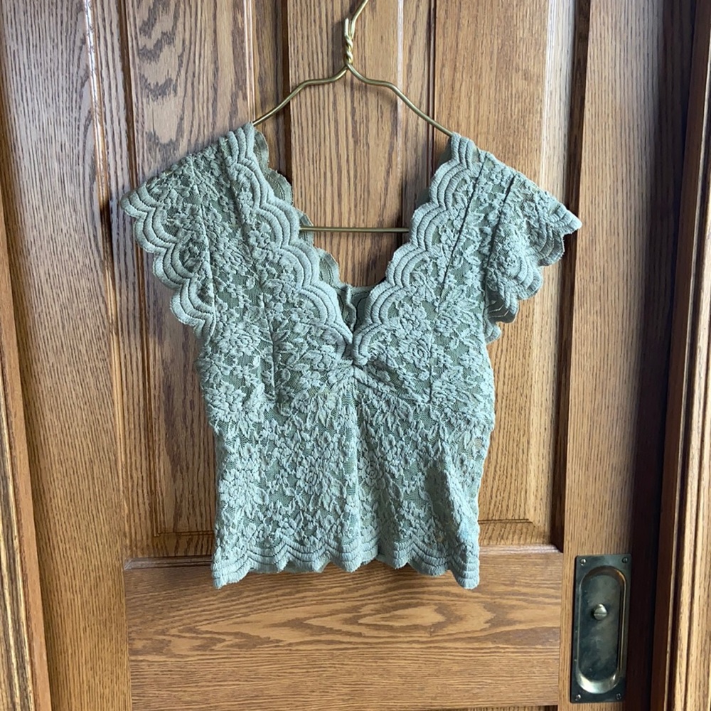Zara Lace Crop Top
